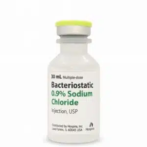 Reconstitution Solution (0.9% Sodium Chloride) 30mL – Hospira USP BAC